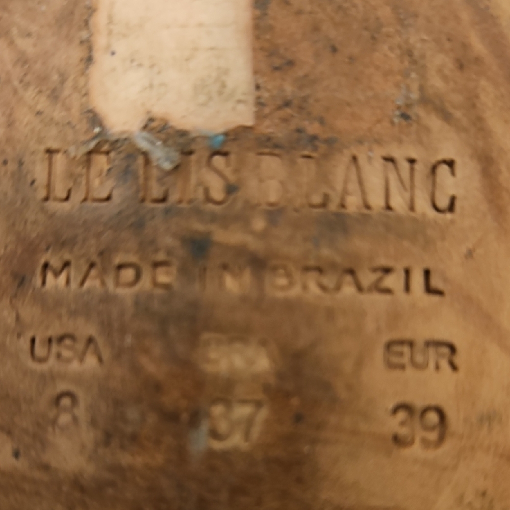 Women's Le Lis Lanc Metallic Gray Loafers with Gold Studs - Picture 9 of 9